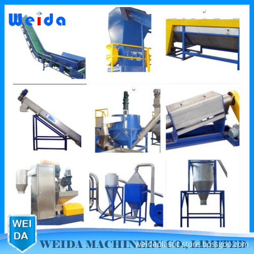 Pet Crushing Washing Dewatering Recycling Line
